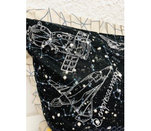 Stickserie - Weltraum Space Line Art